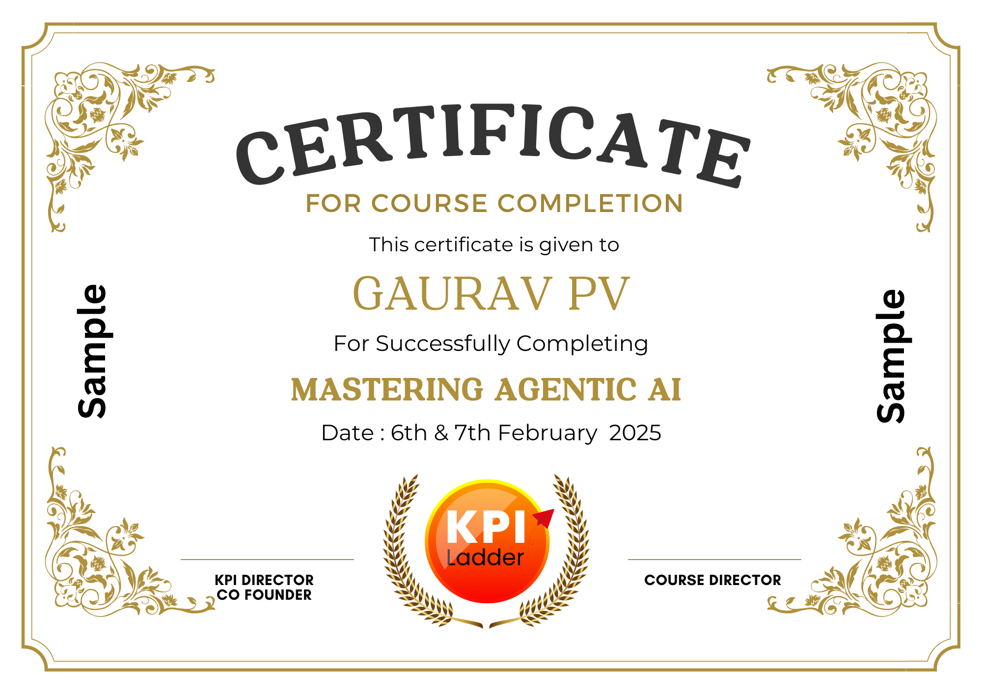 Mastering Agentic AI - Kpi ladder